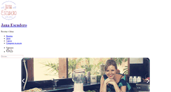 Desktop Screenshot of janaescudero.com